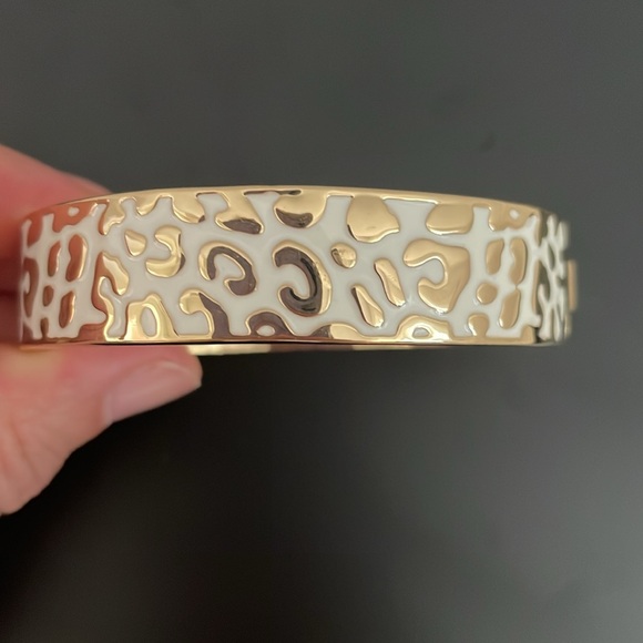 18K Gold Plated Bangle - Women - Picture 8 of 9